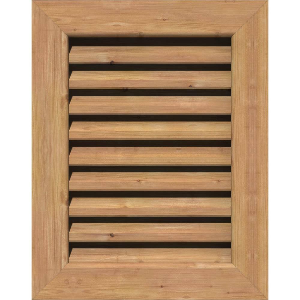 Vertical Gable Vent Unfinished Functional I234