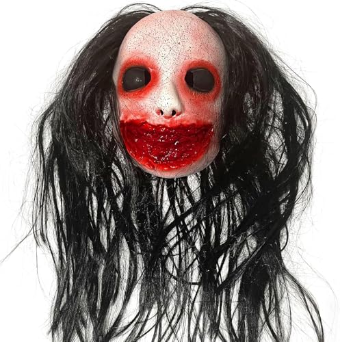 Halloween Mask and Giant Spider Web D3323