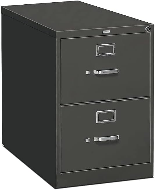 2-Drawer Charcoal Office Filing Cabinet E7969
