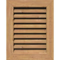 Unfinished Functional Vertical Gable Vent W960005