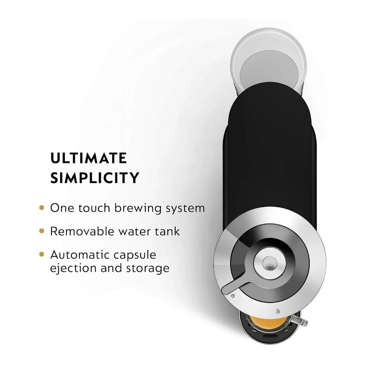 Compact Coffee and Espresso Machine (Pure Chrome) with Sample Pack S178972