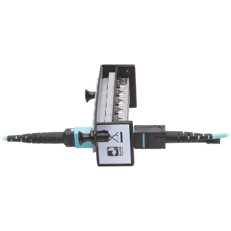 Fiber optic Patch cable OM3 16.4 ft Aqua X658957