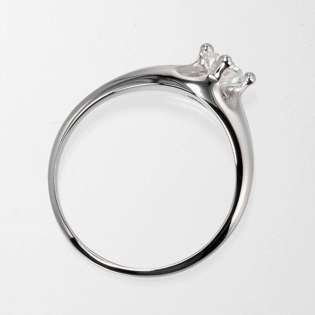 Solitaire Ring Platinum Diamond T458456