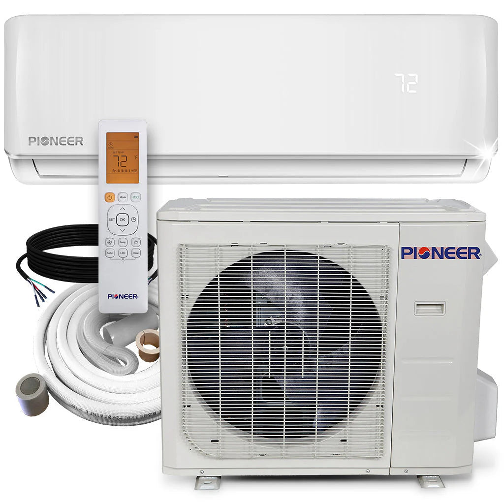 36,000 BTU 17.5 SEER 230V Ductless Mini-Split Inverter Air Conditioner Heat Pump System Q489191