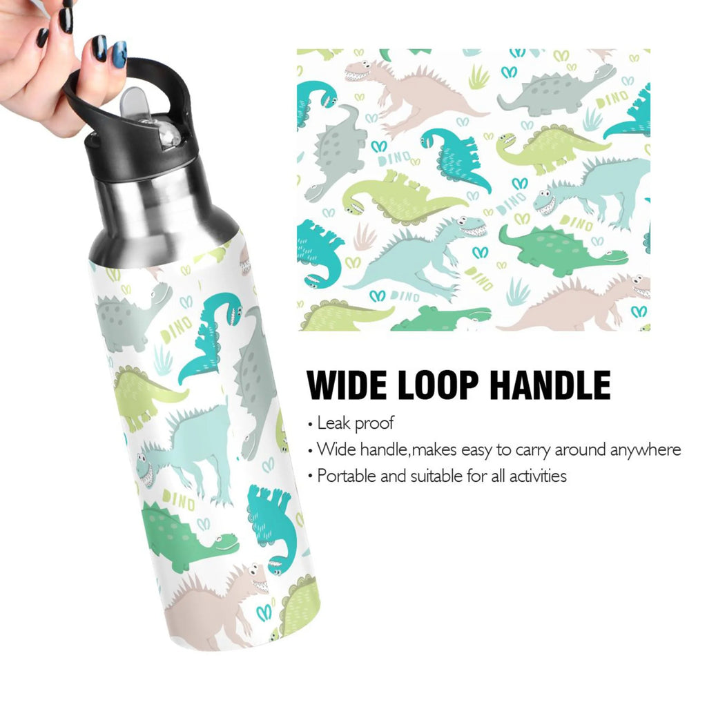 Stainless Steel Insulated Water Bottle with Straw Lid Z645