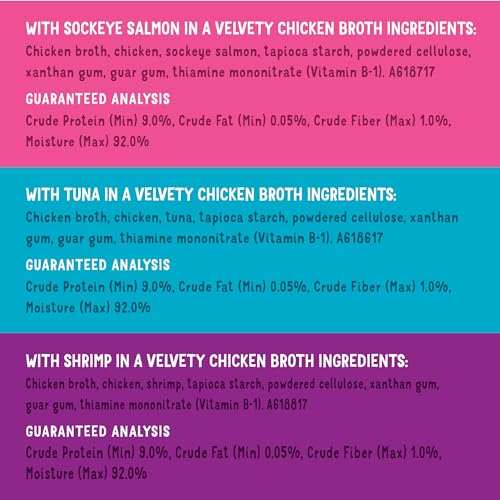 Grain Free Wet Cat Food Variety Pack, 30 Cups, 1.2 oz. A251