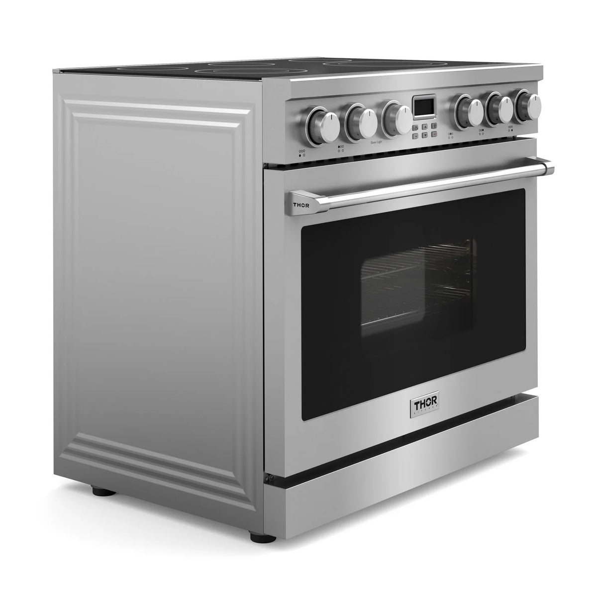 36" Wide 6 Cu. Ft. Free Standing Electric Range - Stainless J5657