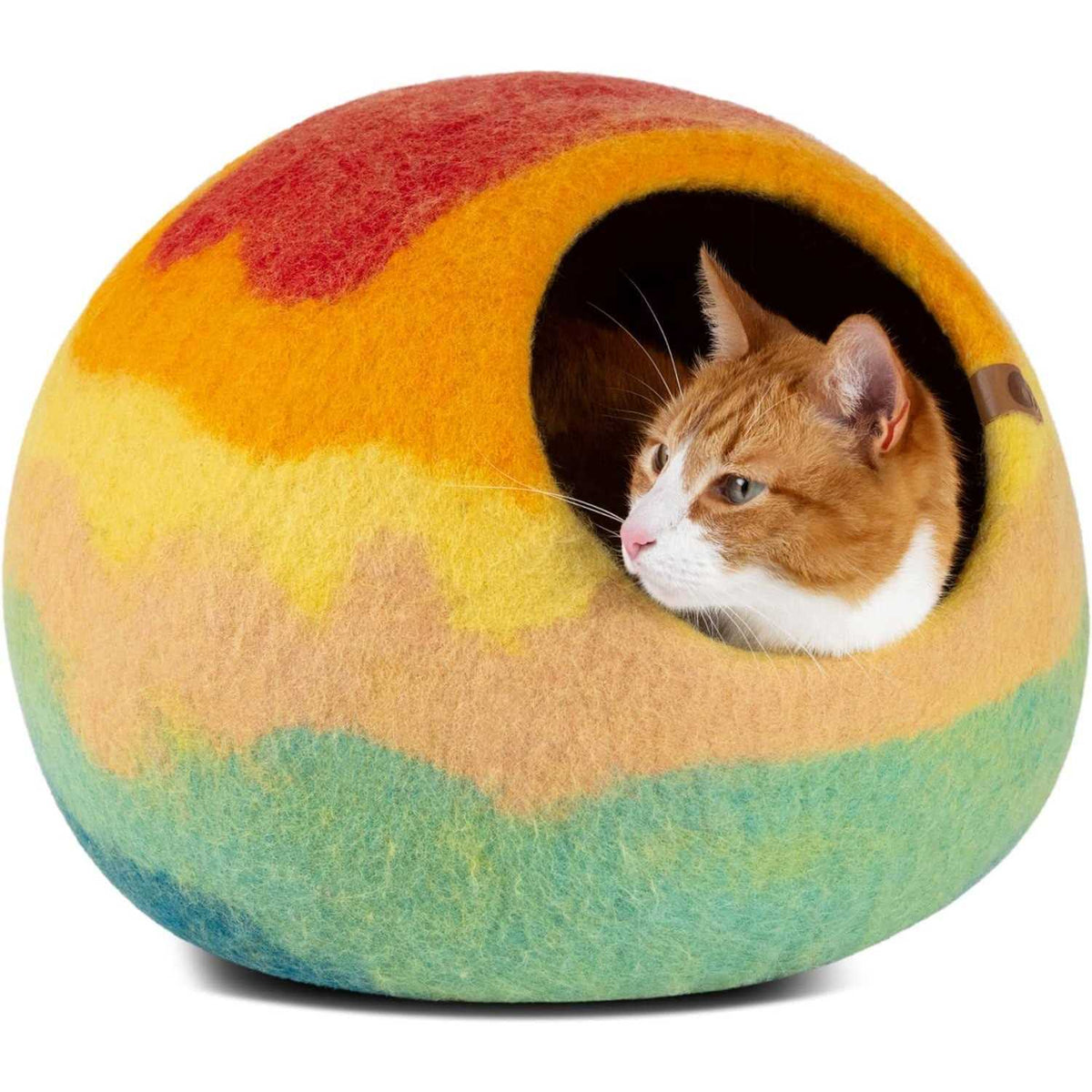 Felt Cat Bed Cave 100% Merino Wool P17064