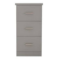 Gray Oak 3-Drawer Vertical Filing Cabinet A455