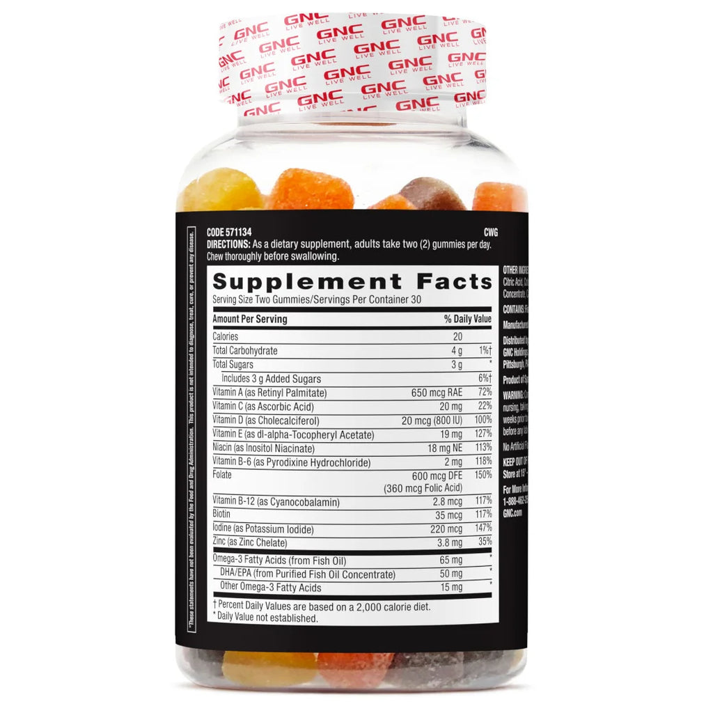 Mega Men Multivitamin + Omega-3 Gummies, 60 Gummies M1254