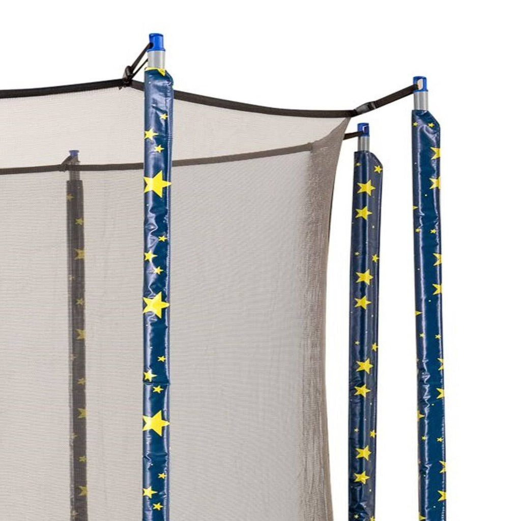 Starry Night 9& Round Trampoline Safety Pad with 8-Pole Sleeve Protectors A423185