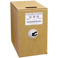 1000ft Cat5e UTP Solid Wire Bulk Cable Black Q79378