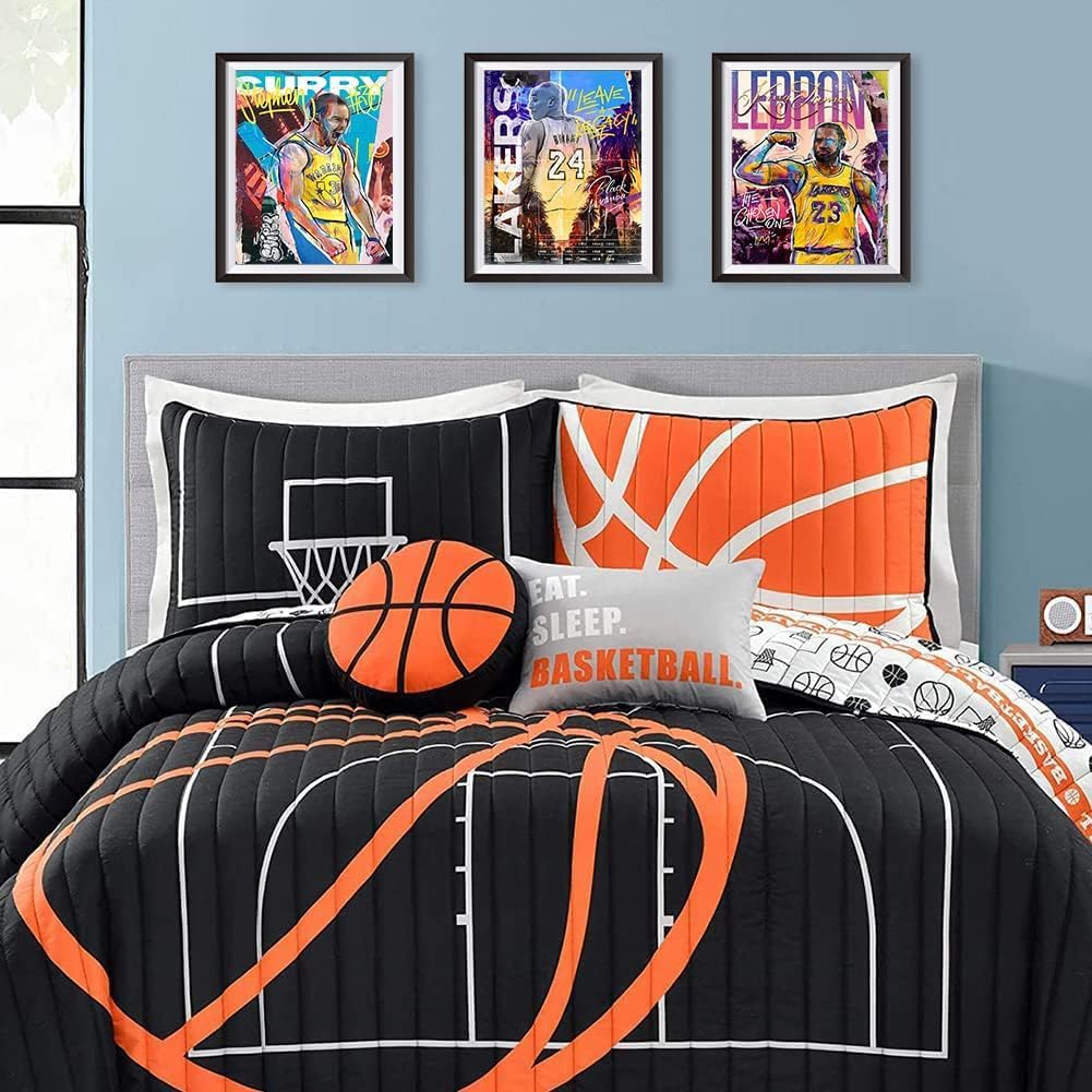 Set of 9 Unframed 8"x10" Basketball Sports Poster F6142