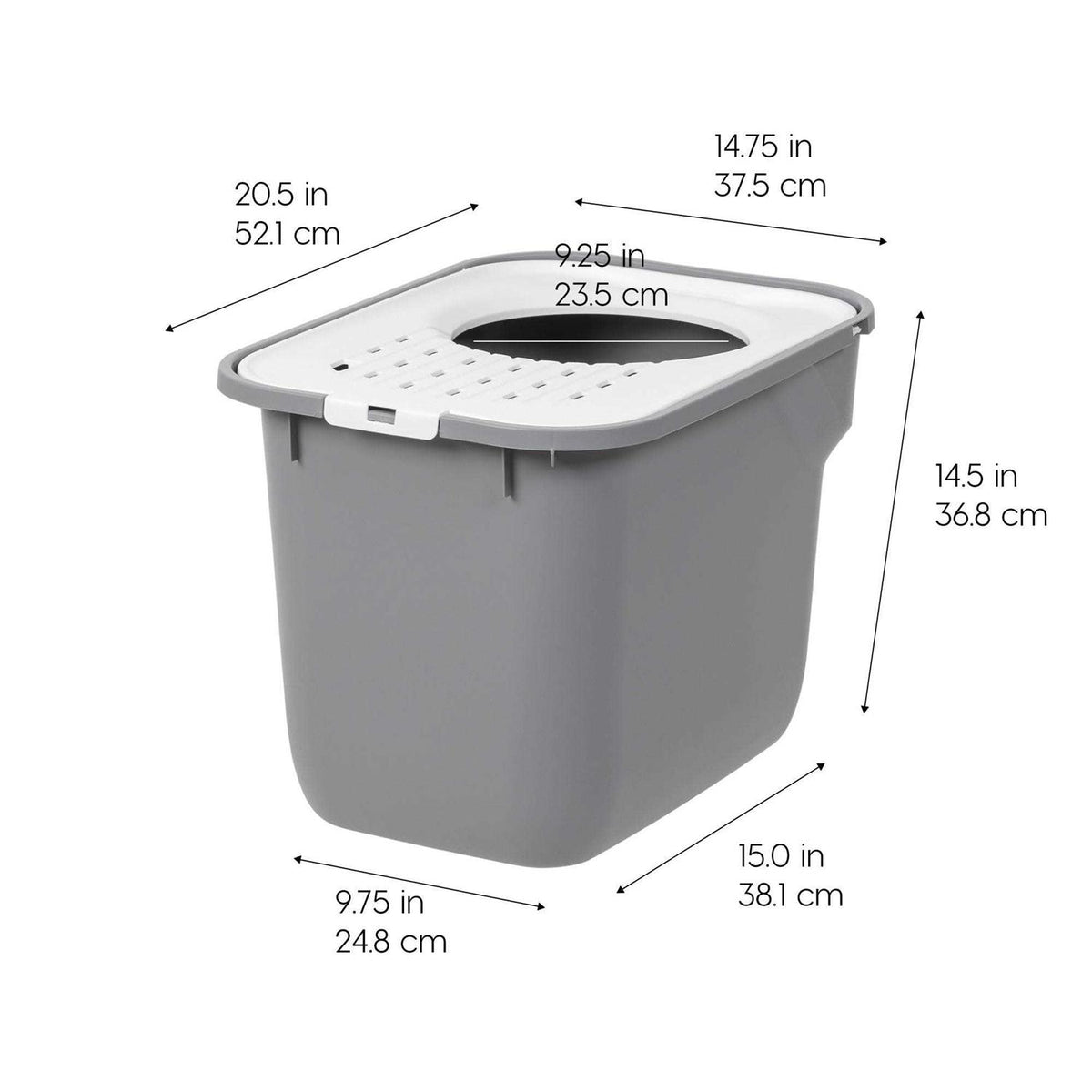 Top Entry Cat Litter Box Q7389