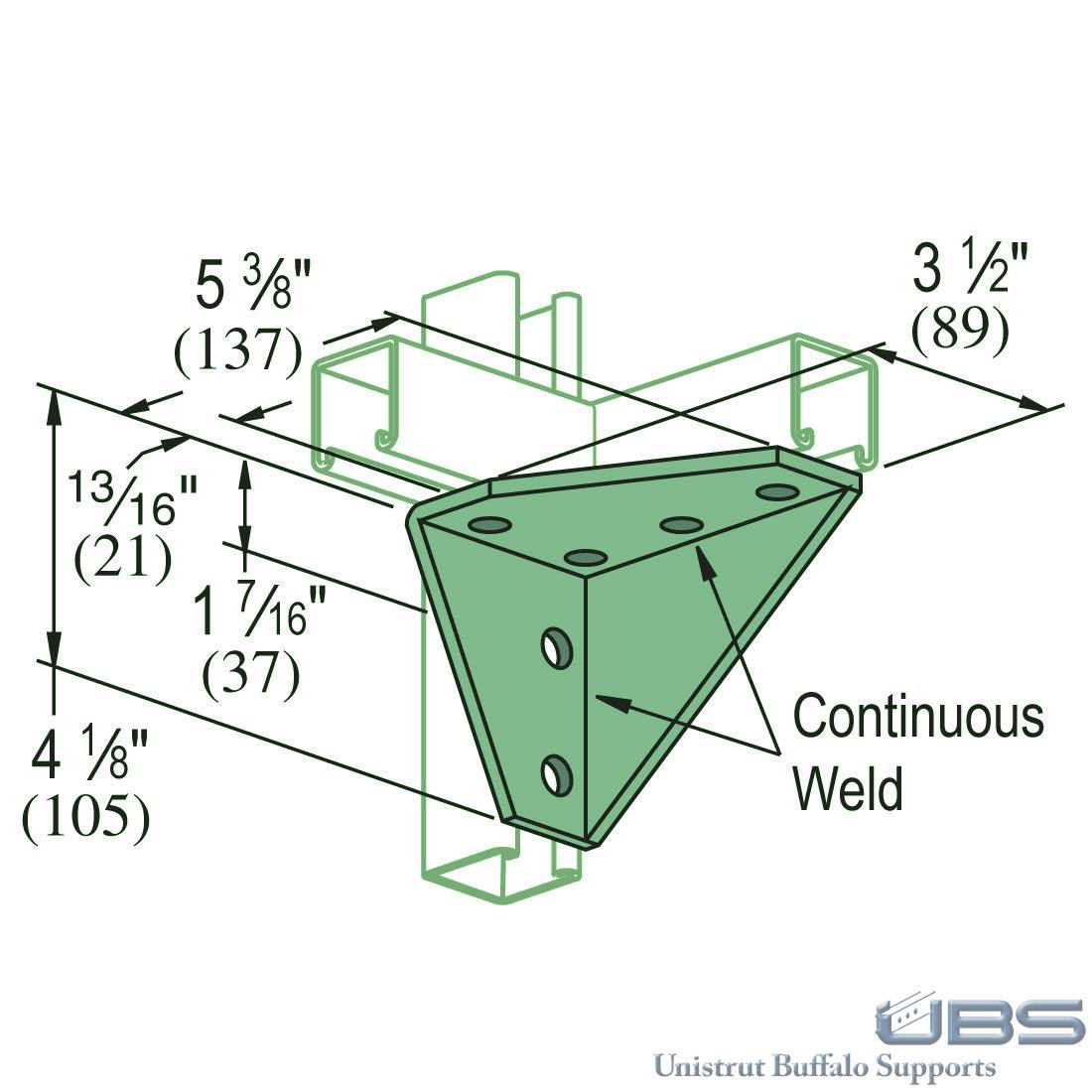 90D Corner Plate S57525