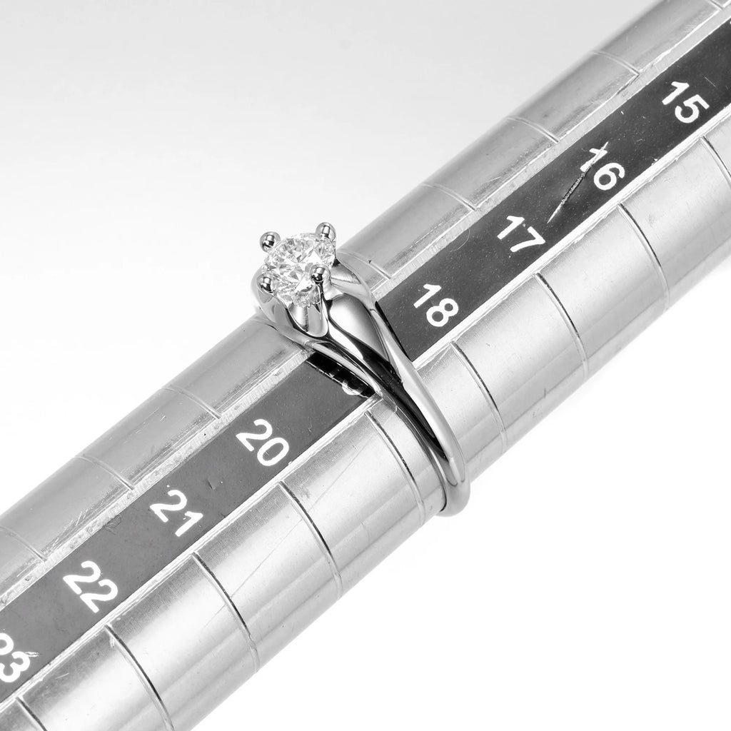 Solitaire Ring Platinum Diamond T458456
