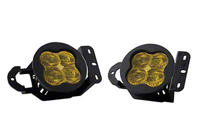 Yellow SAE LED Fog Light Kit X977