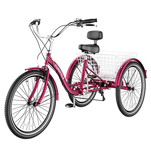 7 Speed 3 Wheel Adult Tricycle F998