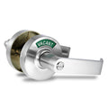 Satin Nickel Privacy Indicator Lock and Lever N95759
