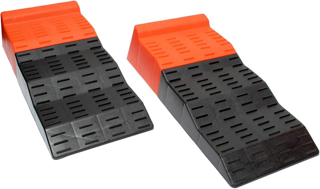 Tandem Axle Leveler Ramps, 2 Pk Heavy Duty RV Leveling Blocks W1314