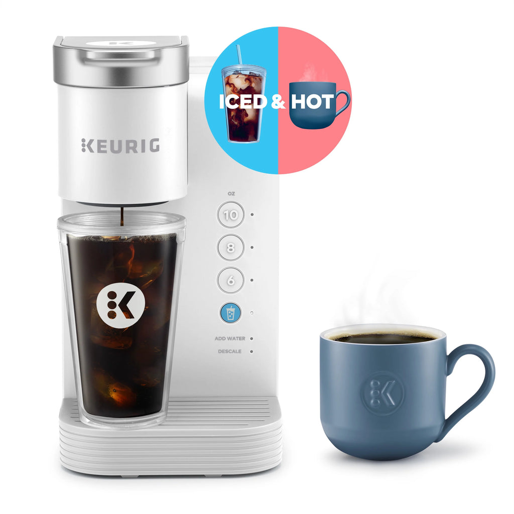 White Iced and Hot Single-Serve Coffee Maker H9000