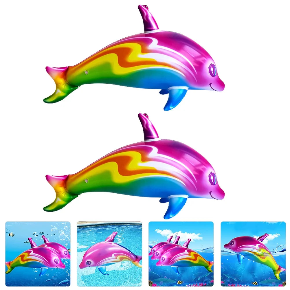 2pcs Inflatable Dolphin Toys E8453