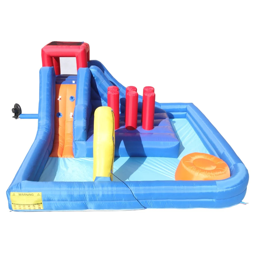 Inflatable Water Slide Bouncy Castle with Pool Area and Climbing Wall O3614