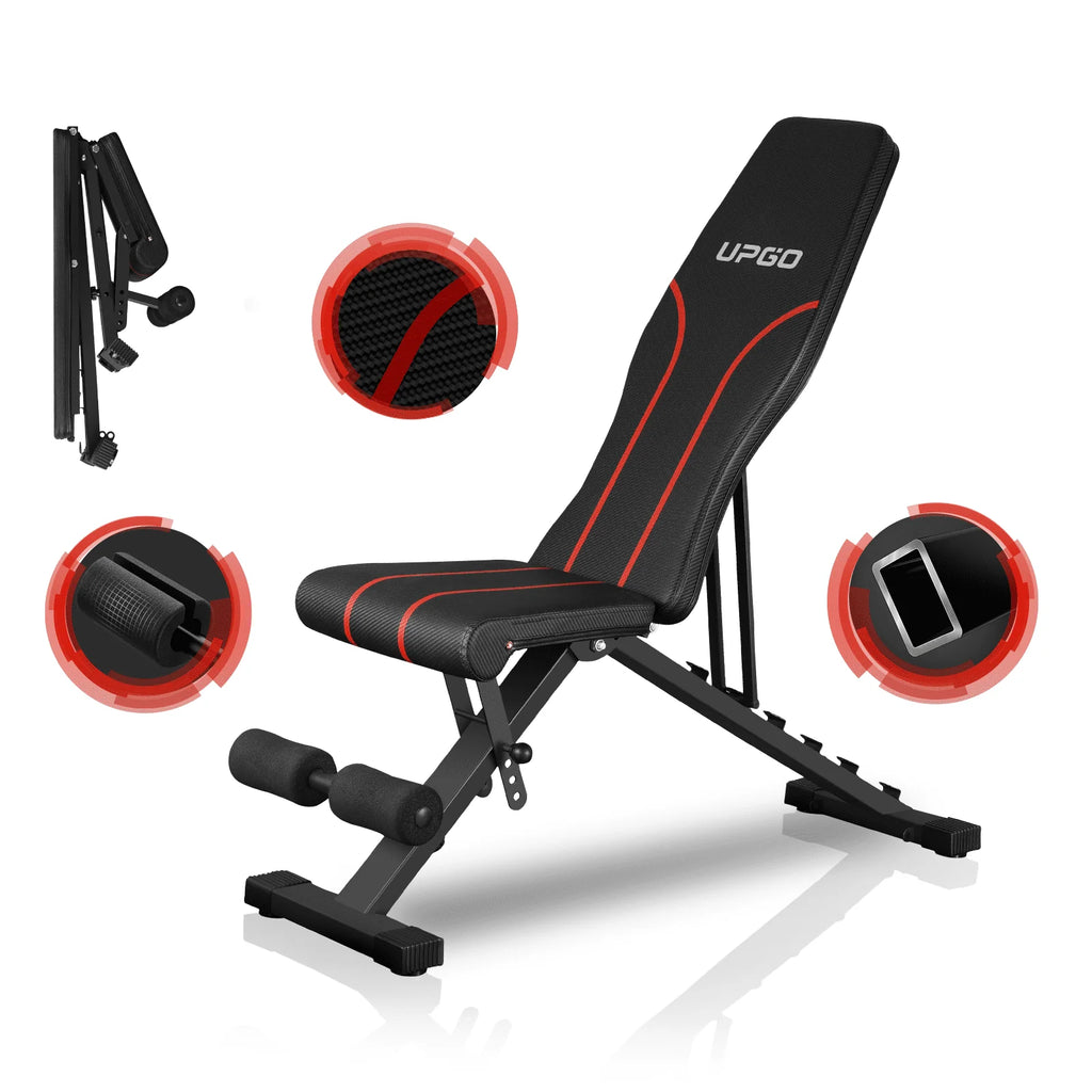 Adjustable Weight Bench 660lbs Capacity Foldable K9074
