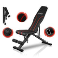 Adjustable Weight Bench 660lbs Capacity Foldable K9074