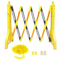 Expandable Mobile Barricade with 13 feet Yellow Plastic Barrier Chain K5786