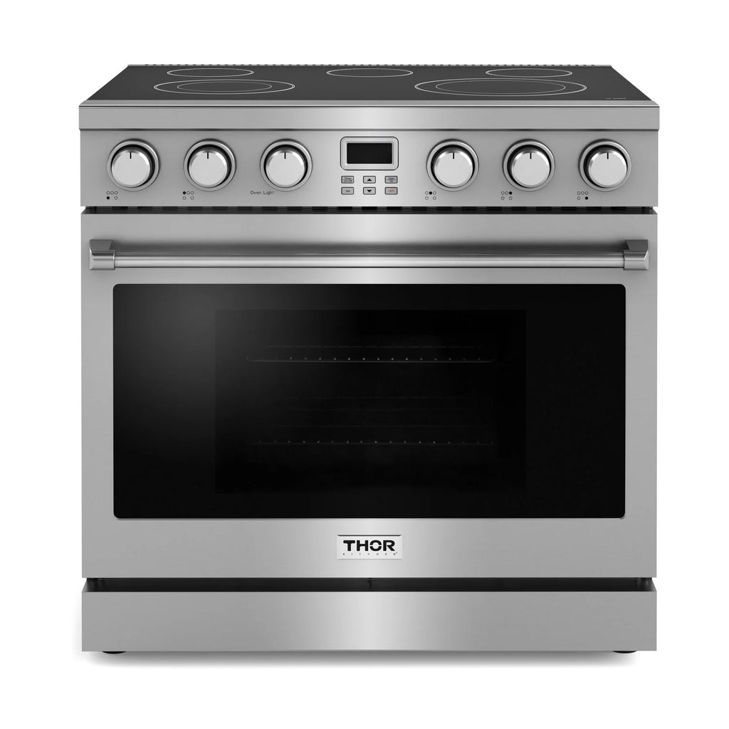 36" Wide 6 Cu. Ft. Free Standing Electric Range - Stainless J5657