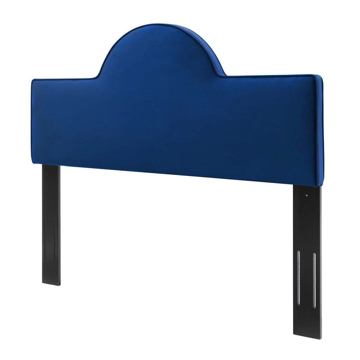 Twin Size Velvet Blue Navy Headboard U844