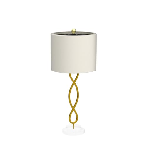 30" Brass Gold Table Lamps Set of 2 E42936