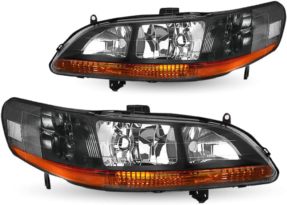 Headlight Assembly for 1998 2002 Honda Accord Left and Right L787
