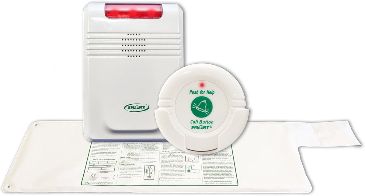 Cordless Bed Exit Pad with Nurse Call Button Monitor X654206