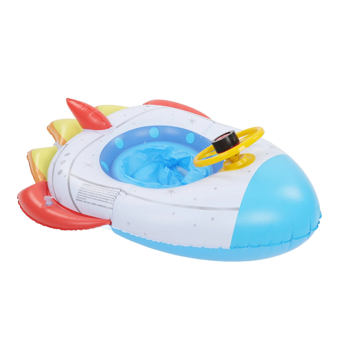 Inflatable Spaceship Pool Float with Steering Wheel R658