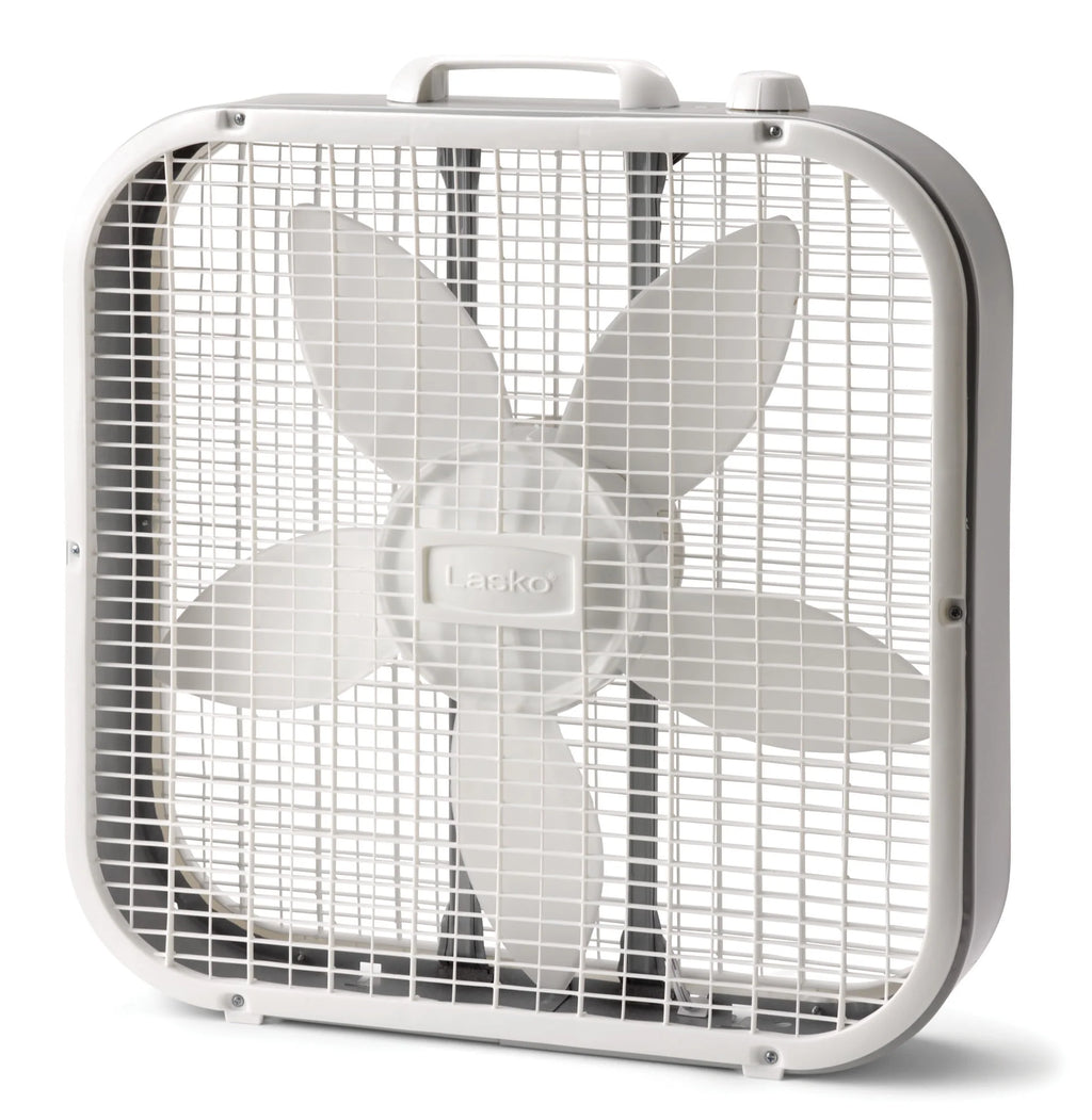 White 20 Box Fan with 3 Speeds Y755