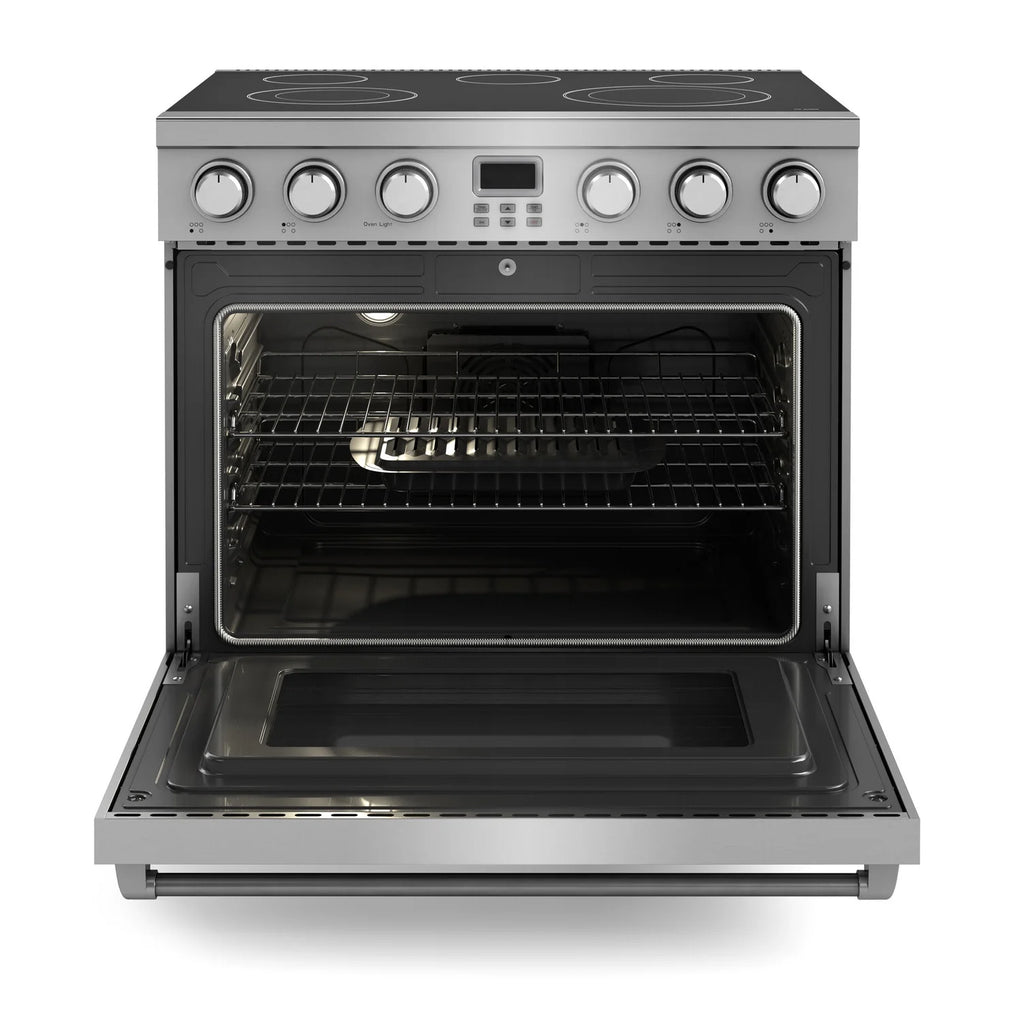 36" Wide 6 Cu. Ft. Free Standing Electric Range - Stainless J5657