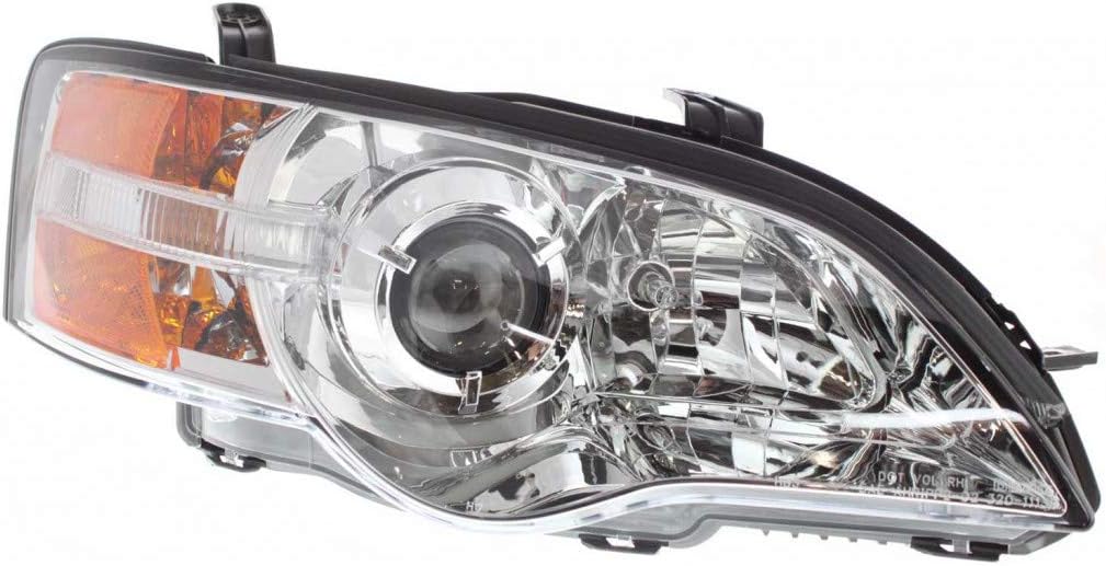 Passenger Side Headlight for Subaru Legacy 2005 D6675