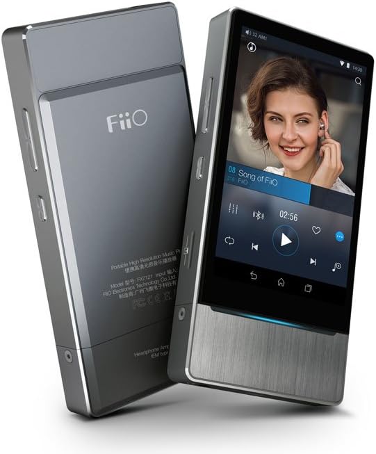 High Resolution Audio Player with Amp Module, Leather Case and Coaxial Audio Cable W682324