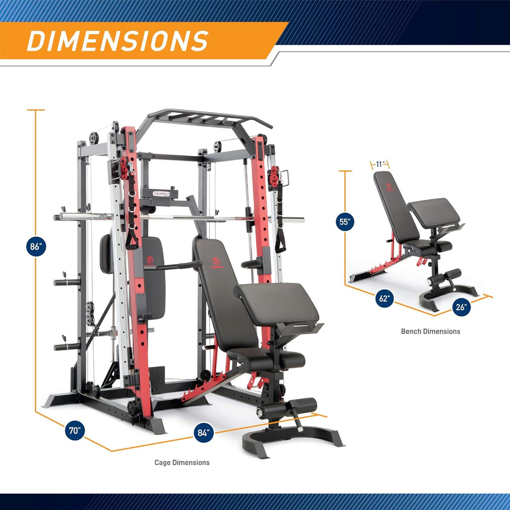 Red Multifunction Home Gym Rack T56206
