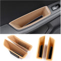 4 Packs Car Door Side Storage Box with ABS Black Materials Tray U6173