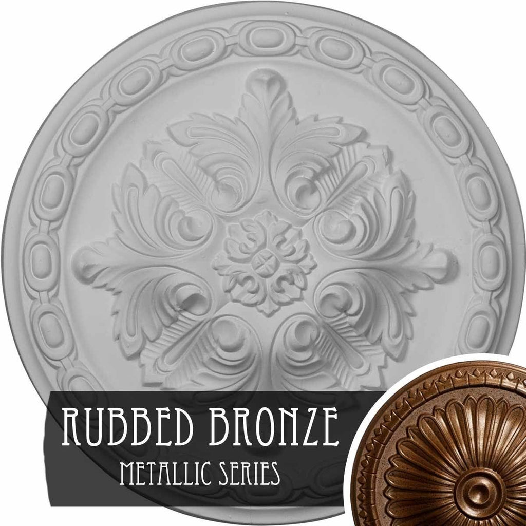 Acanthus Ceiling Medallion (Rubbed Bronze) X731