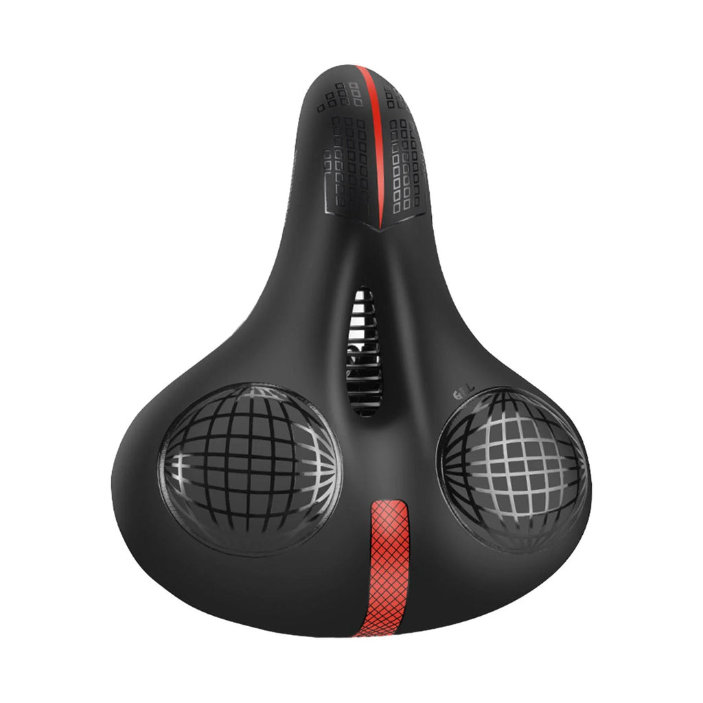 Black and Red Bike Saddle A2800