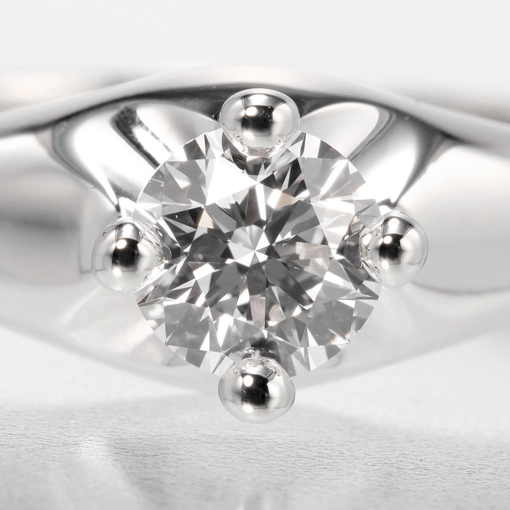 Solitaire Ring Platinum Diamond T458456