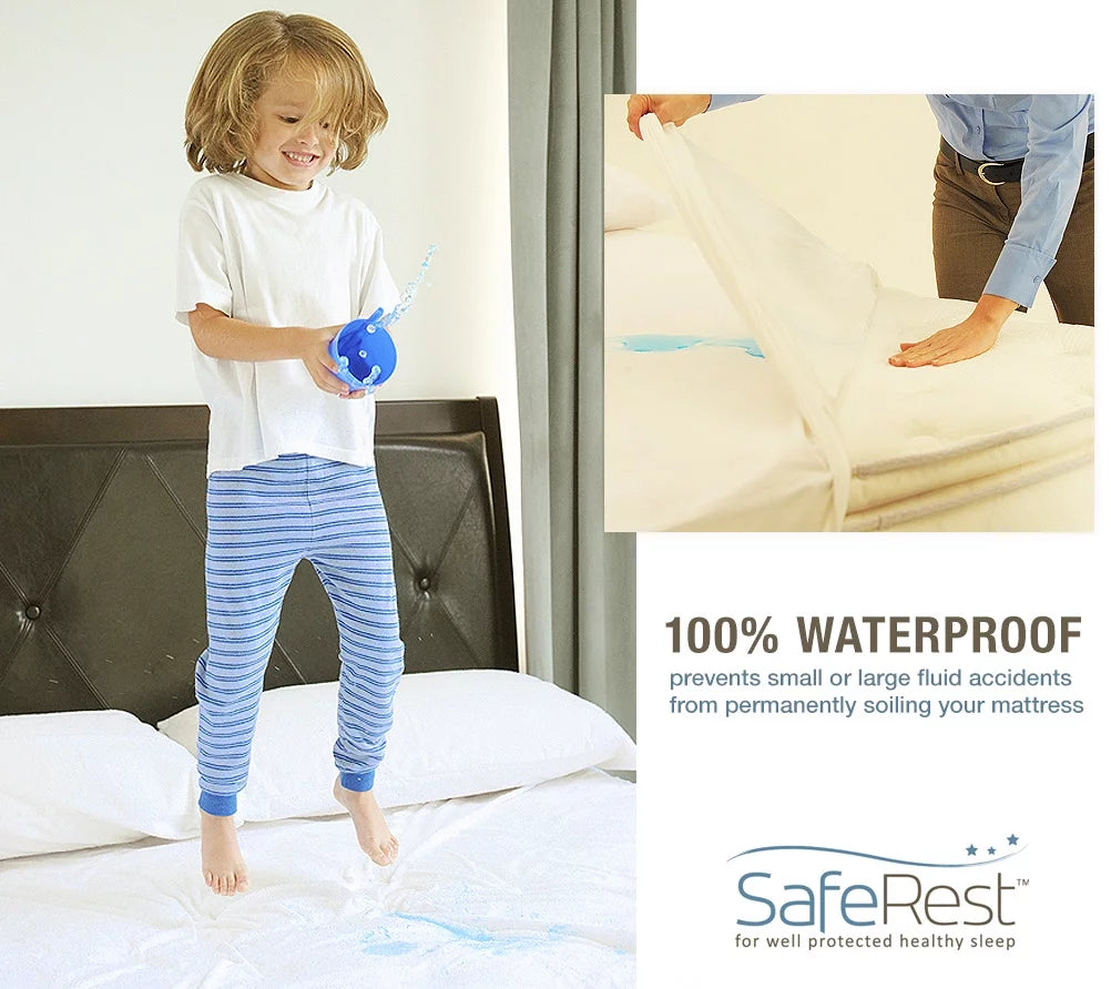 Hypoallergenic Waterproof Mattress Protector Twin XL S465
