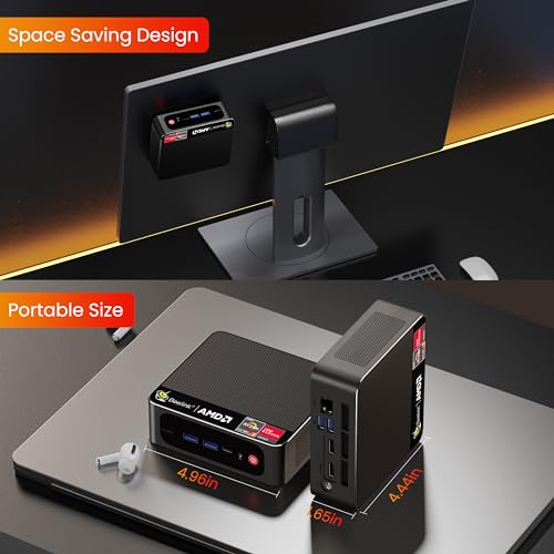 Mini PC AMD Ryzen 7 5800H 16GB RAM 1TB SSD WiFi 6 F32263
