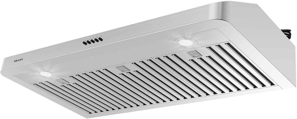Built-In Stove Vent Hood with Baffle Filters and LED Lights I98244