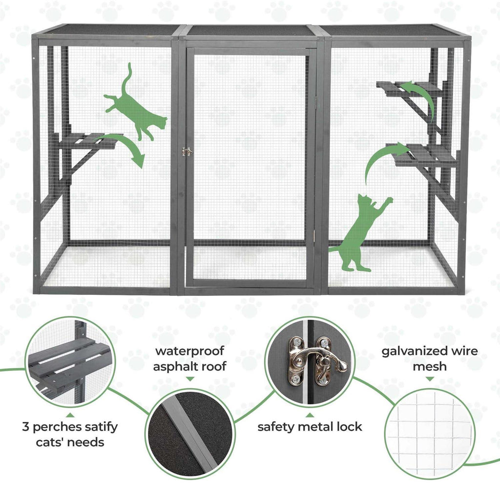 Outdoor Cat House Enclosure Catio X917688
