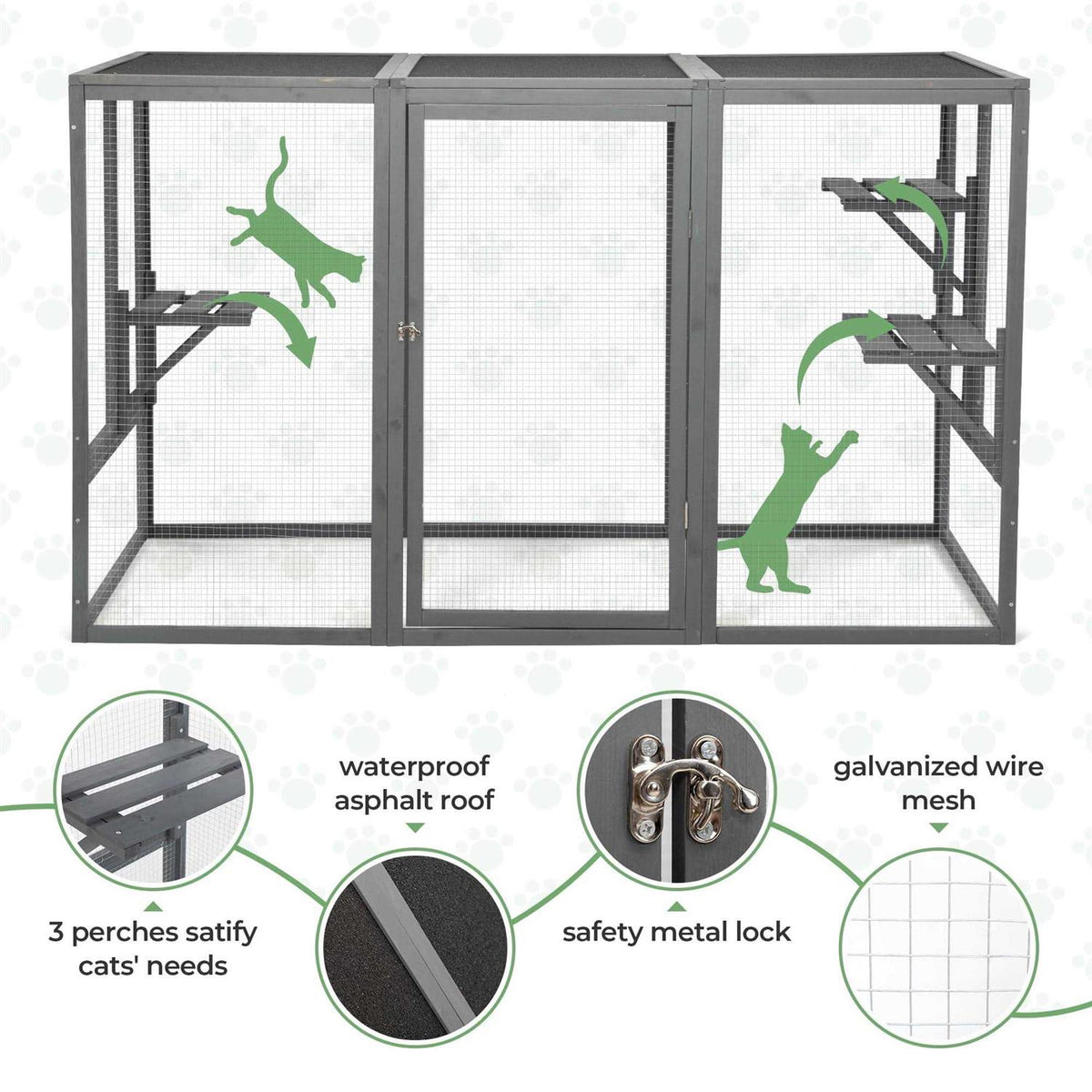 Outdoor Cat House Enclosure Catio X917688